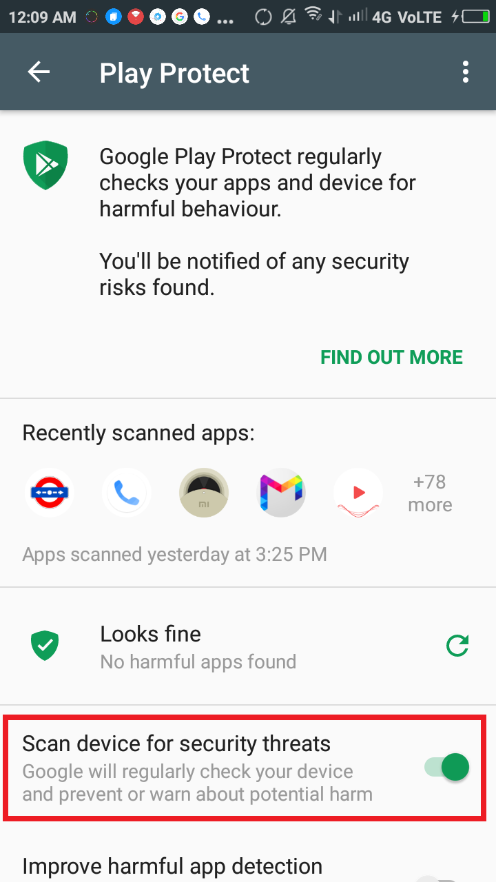 google play protect Zenith Rummy